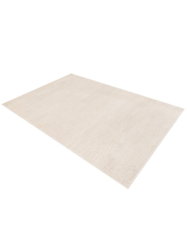 Beige 4' 1 x 6' 1 Sabrina Soto Outdoor Rectangle Area Rug Weather Resistant for Patio, Deck, Terrace, Balcony, Porch Durable Carpet for Exterior Home Design for Sale at Rug Engine