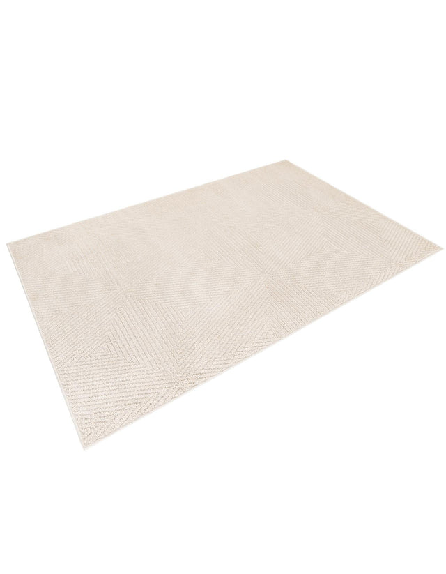 Beige 4' 1 x 6' 1 Sabrina Soto Outdoor Rectangle Area Rug Weather Resistant for Patio, Deck, Terrace, Balcony, Porch Durable Carpet for Exterior Home Design for Sale at Rug Engine