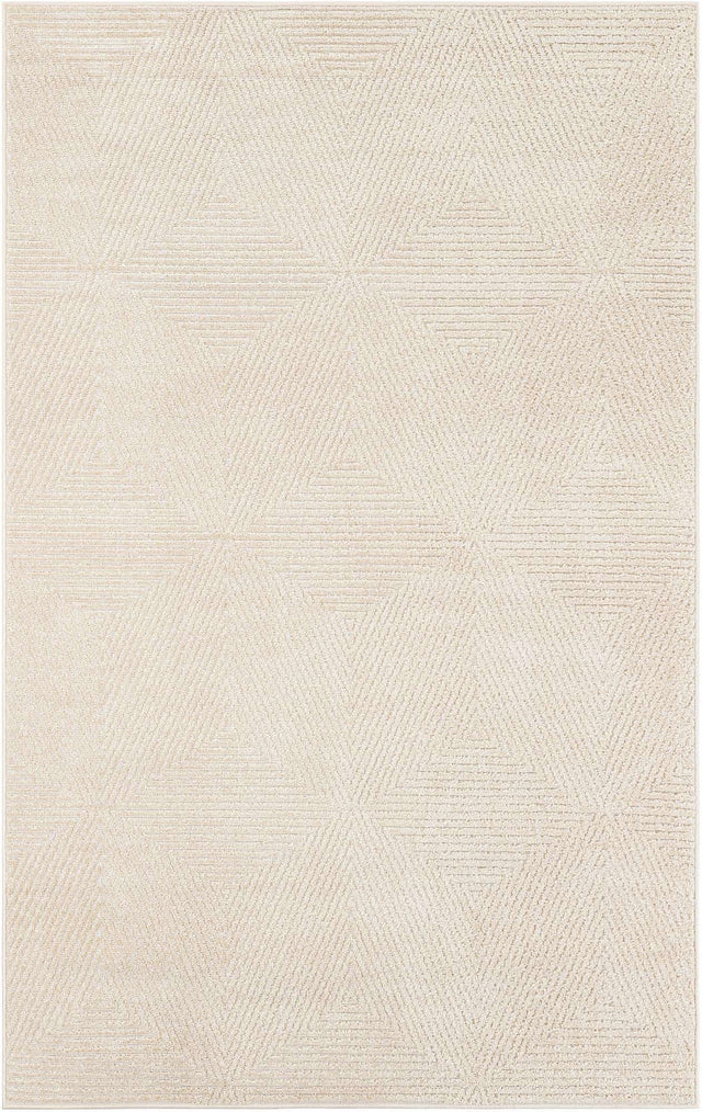 Beige 5' 1 x 8' Sabrina Soto Outdoor Rectangle Area Rug Weather Resistant for Patio, Deck, Terrace, Balcony, Porch Durable Carpet for Exterior Home Design for Sale at Rug Engine