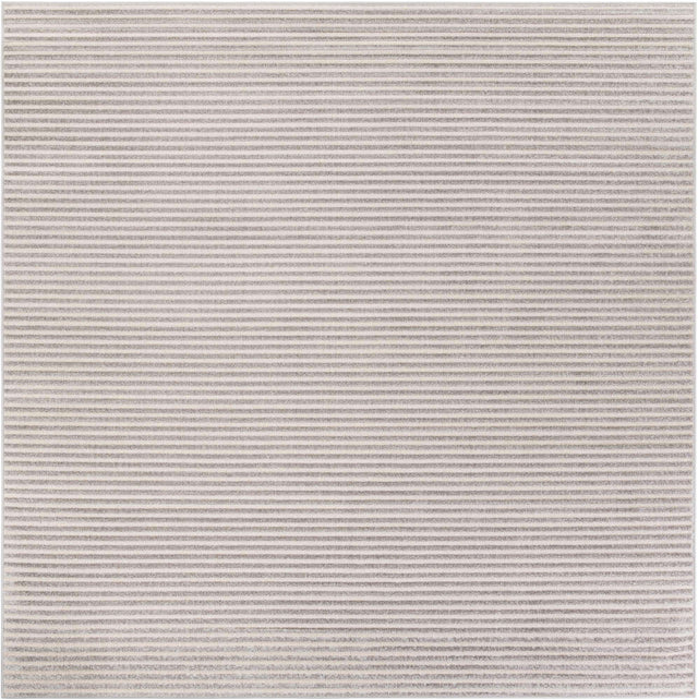 Gray 10' x 10' Sabrina Soto Outdoor Square Area Rug Weather Resistant for Patio, Deck, Terrace, Balcony, Porch Durable Carpet for Exterior Home Design for Sale at Rug Engine