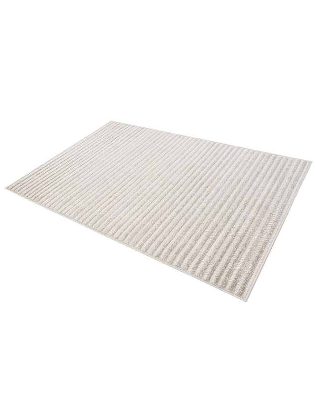 Gray 4' 1 x 6' 1 Sabrina Soto Outdoor Rectangle Area Rug Weather Resistant for Patio, Deck, Terrace, Balcony, Porch Durable Carpet for Exterior Home Design for Sale at Rug Engine