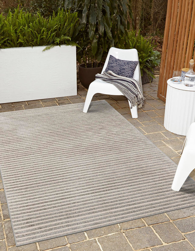 Gray 10' x 14' 1 Sabrina Soto Outdoor Rectangle Area Rug Weather Resistant for Patio, Deck, Terrace, Balcony, Porch Durable Carpet for Exterior Home Design for Sale at Rug Engine