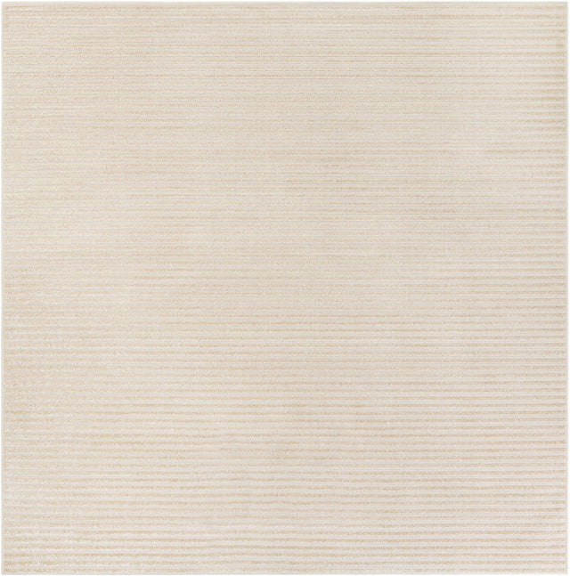Beige and Ivory 10' x 10' Sabrina Soto Outdoor Square Area Rug Weather Resistant for Patio, Deck, Terrace, Balcony, Porch Durable Carpet for Exterior Home Design for Sale at Rug Engine