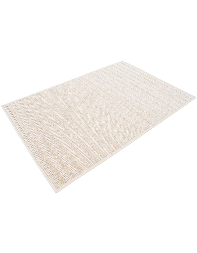 Beige and Ivory 2' x 3' 1 Sabrina Soto Outdoor Rectangle Area Rug Weather Resistant for Patio, Deck, Terrace, Balcony, Porch Durable Carpet for Exterior Home Design for Sale at Rug Engine