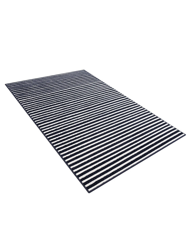 Navy Blue 4' 1 x 6' 1 Sabrina Soto Outdoor Rectangle Area Rug Weather Resistant for Patio, Deck, Terrace, Balcony, Porch Durable Carpet for Exterior Home Design for Sale at Rug Engine