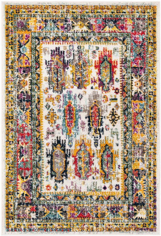 Ivory 4' 1 x 6' 1 Penrose Rectangle Area Rug