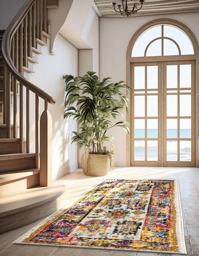 Ivory 2' x 6' 1 Penrose Runner Area Rug
