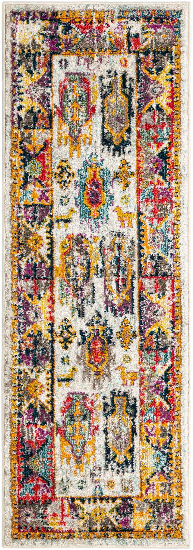 Ivory 2' x 6' 1 Penrose Runner Area Rug