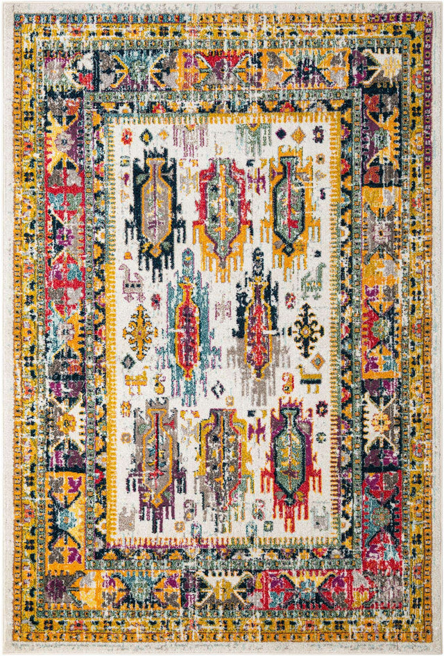 Ivory 6' 1 x 9' Penrose Rectangle Area Rug