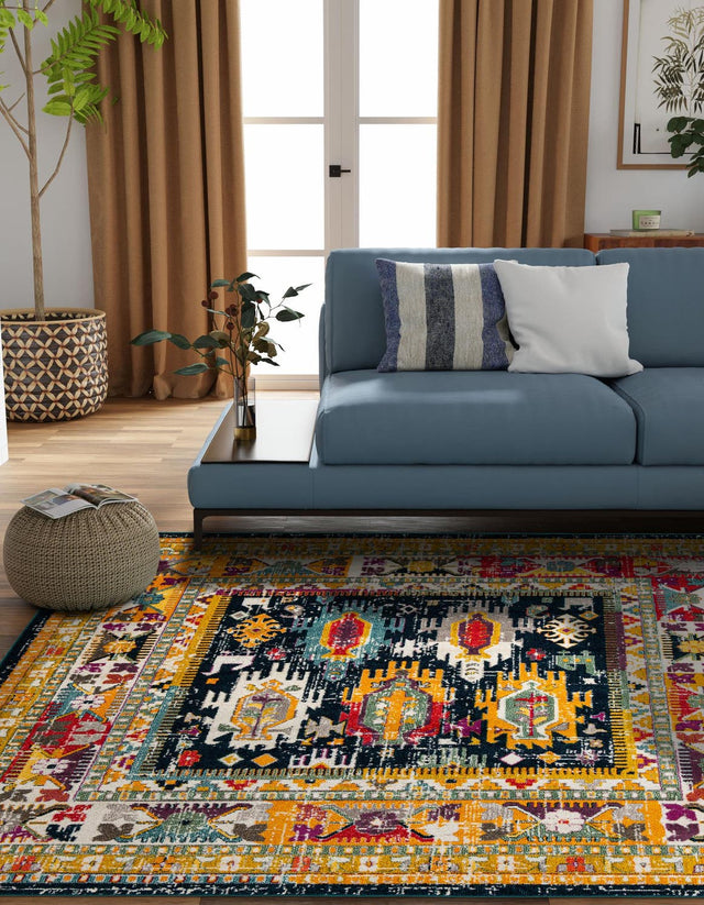 Navy Blue 10' x 10' Penrose Square Area Rug