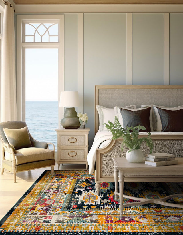 Navy Blue 10' x 10' Penrose Square Area Rug