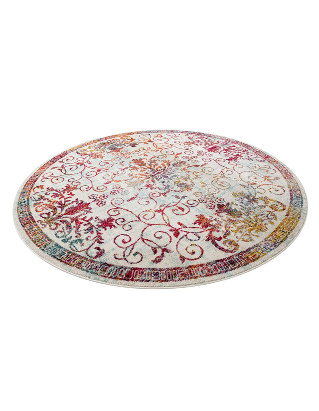 Ivory 10' x 10' Penrose Round Area Rug