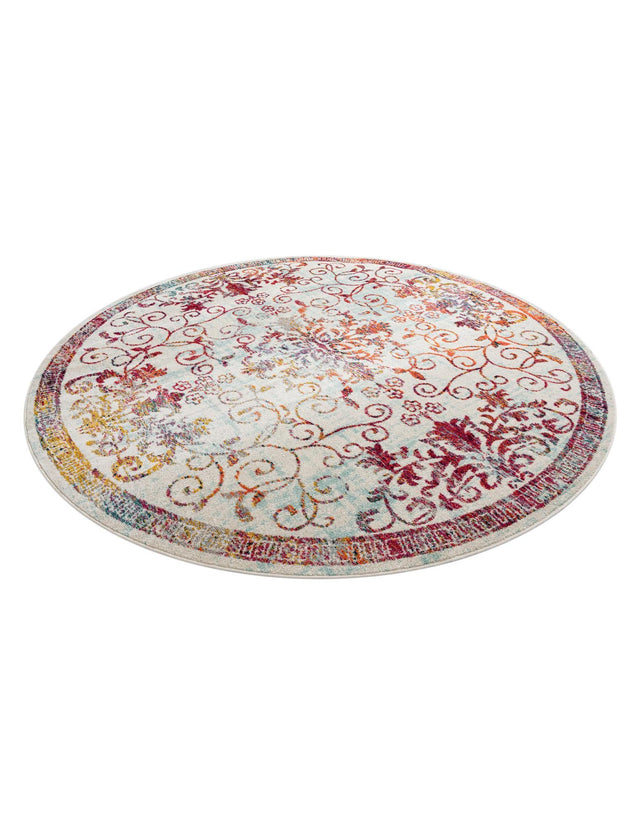 Ivory 10' x 10' Penrose Round Area Rug