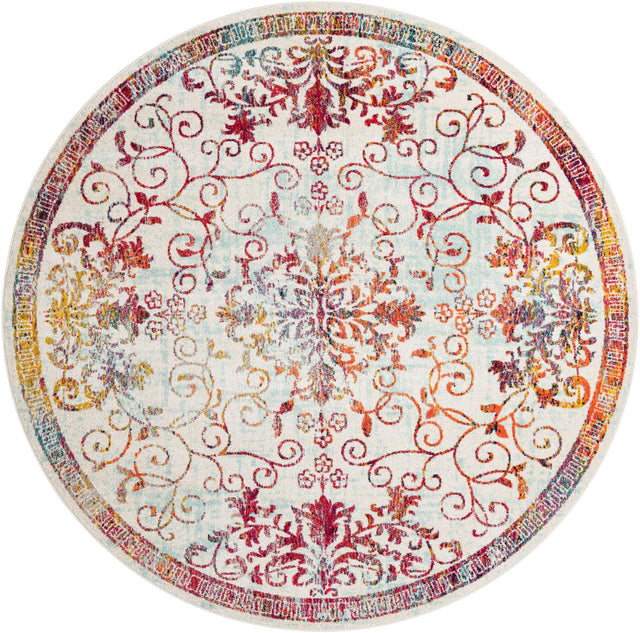 Ivory 10' x 10' Penrose Round Area Rug