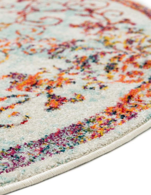 Ivory 10' x 10' Penrose Round Area Rug