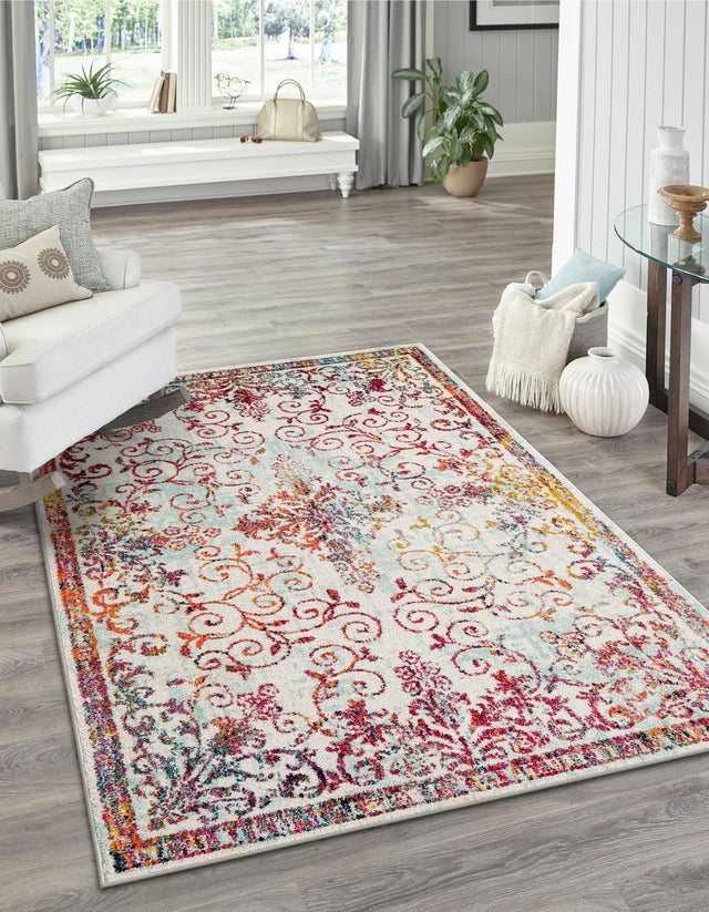 Ivory 6' 1 x 9' Penrose Rectangle Area Rug
