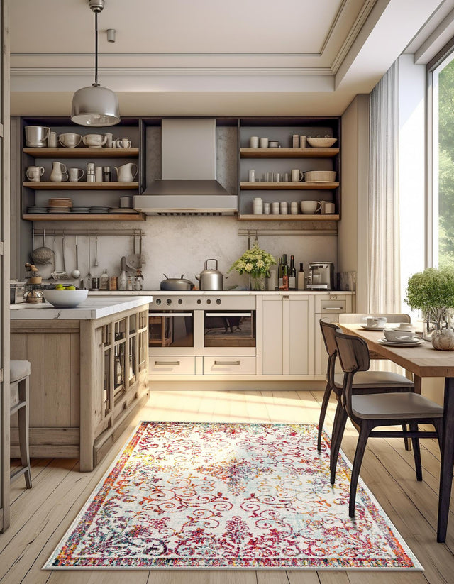 Ivory 4' 1 x 6' 1 Penrose Rectangle Area Rug