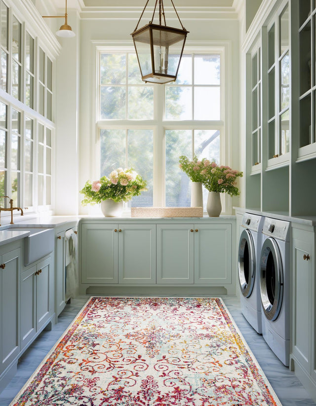 Ivory 5' 3 x 8' Penrose Rectangle Area Rug