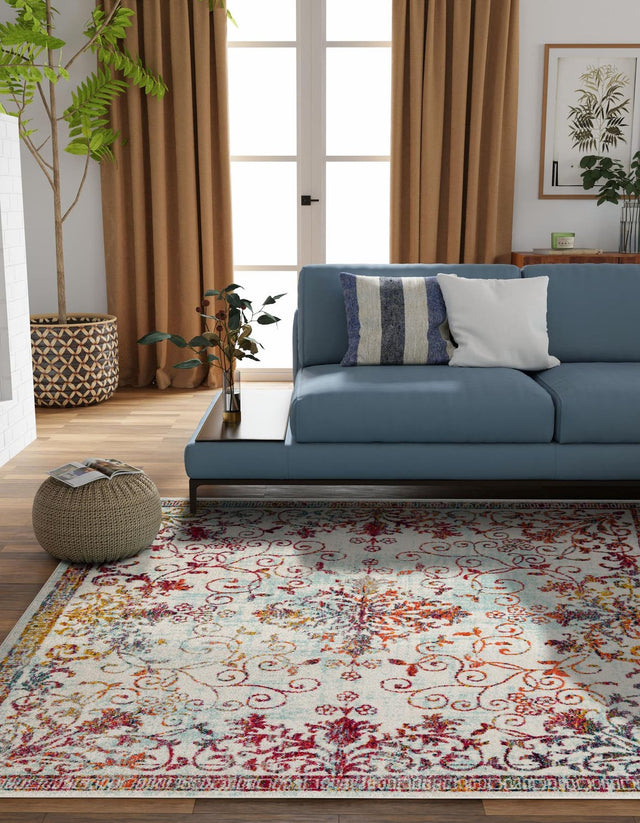 Ivory 10' x 10' Penrose Square Area Rug