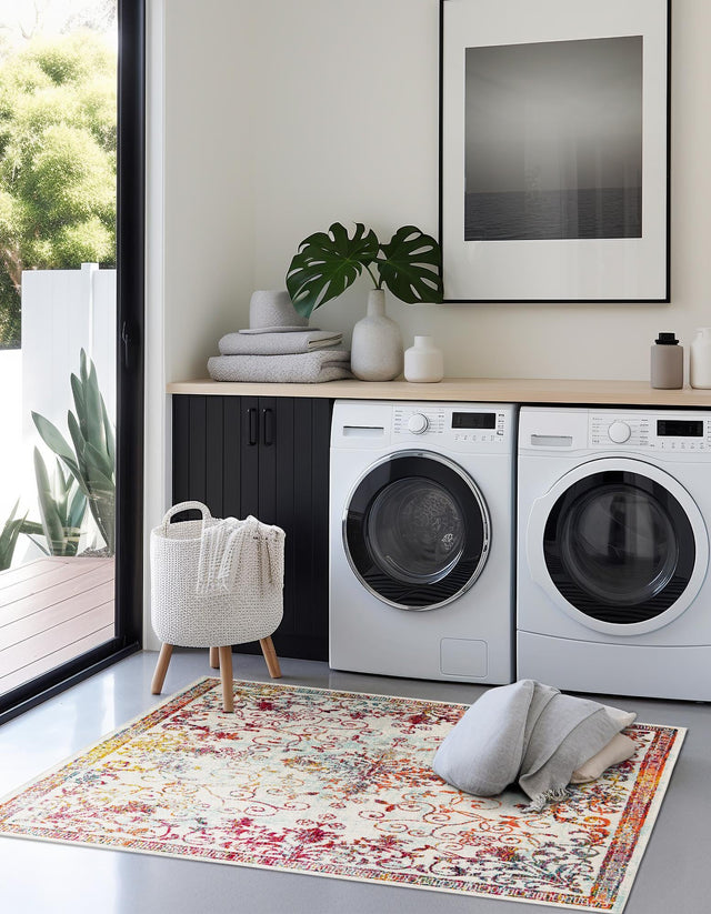 Ivory 10' x 10' Penrose Square Area Rug