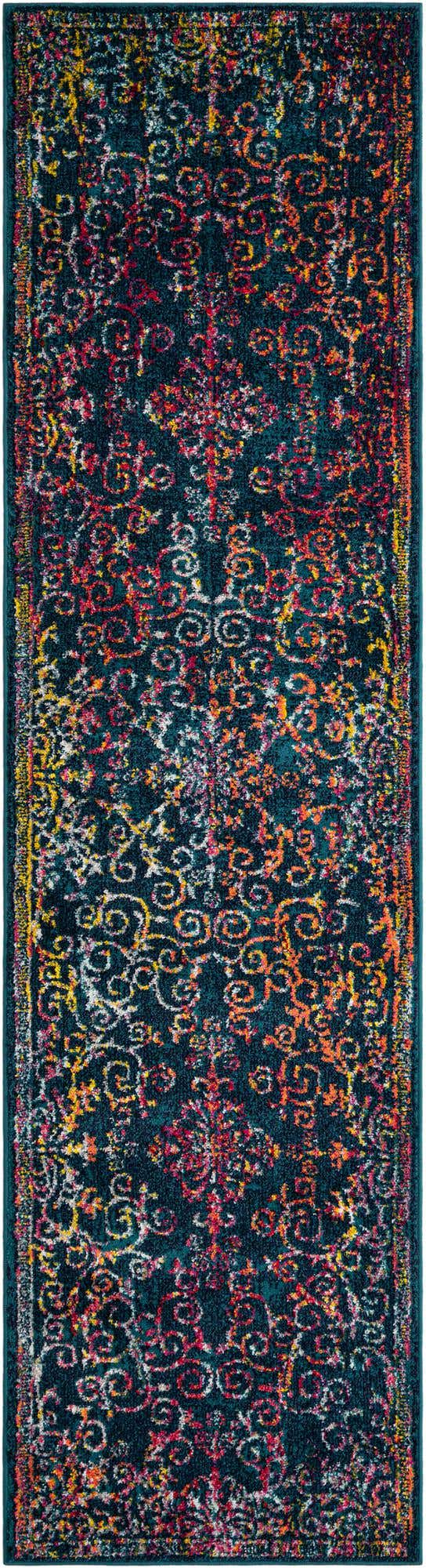 Navy Blue 2' 7 x 10' Penrose Runner Area Rug