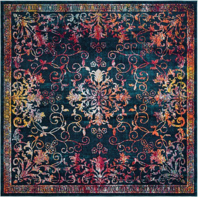 Navy Blue 10' x 10' Penrose Square Area Rug