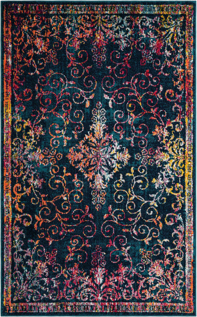 Navy Blue 5' 3 x 8' Penrose Rectangle Area Rug