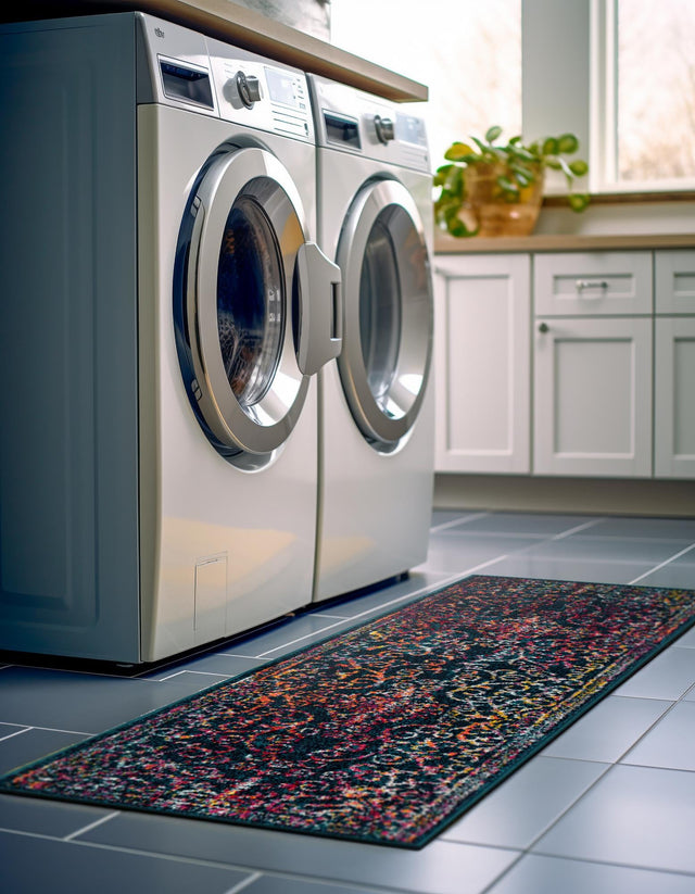 Navy Blue 2' x 6' 1 Penrose Runner Area Rug