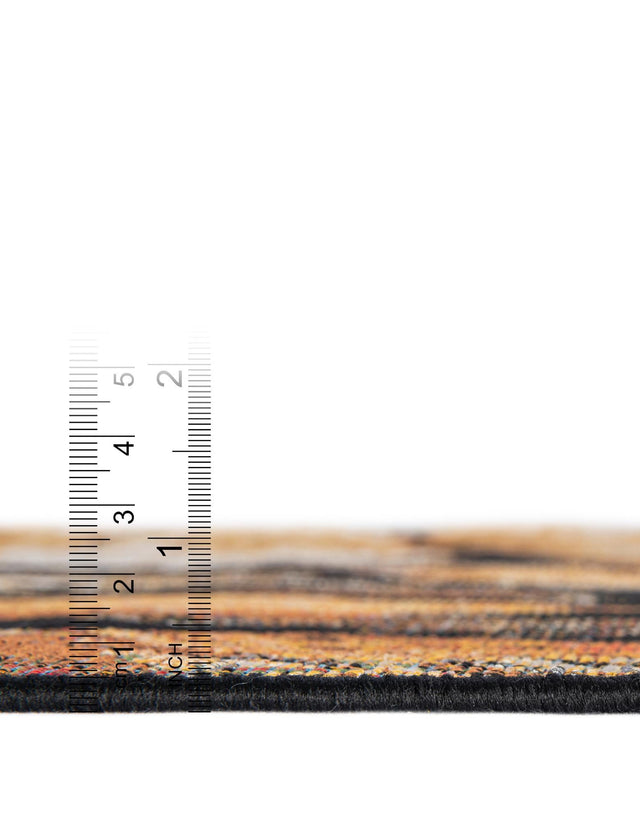 Multicolor 10' x 10' Outdoor Modern Square Area Rug Weather Resistant for Patio, Deck, Terrace, Balcony, Porch 100% Polypropylene Modern Outside Carpet for Sale at Rug Engine