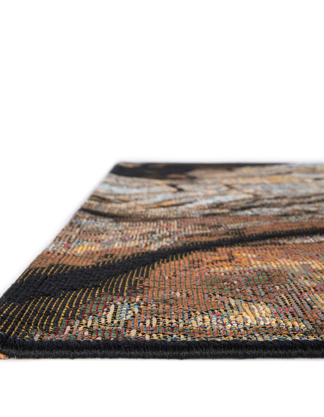 Multicolor 10' x 10' Outdoor Modern Square Area Rug Weather Resistant for Patio, Deck, Terrace, Balcony, Porch 100% Polypropylene Modern Outside Carpet for Sale at Rug Engine