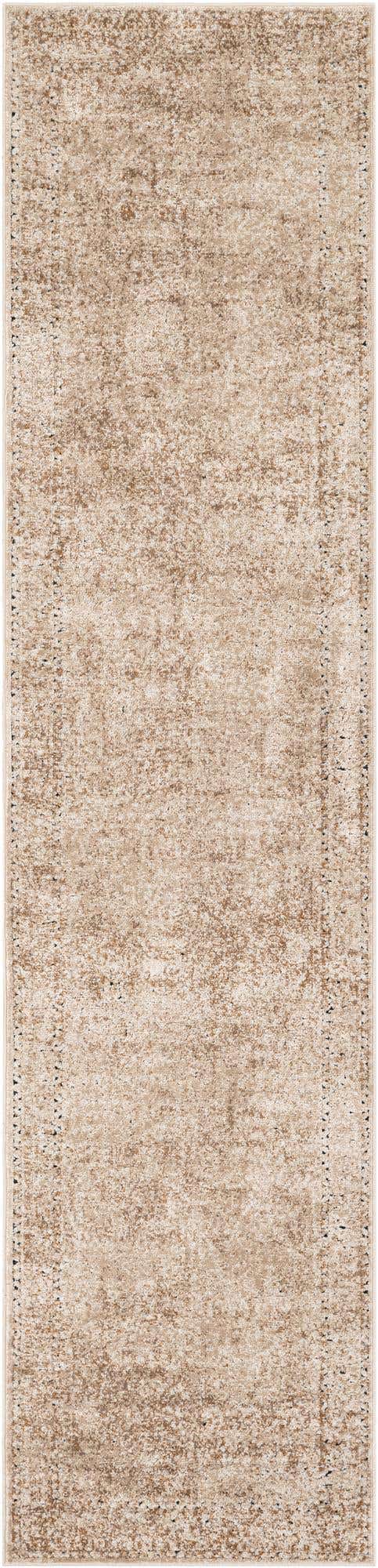 Beige 2' x 8' Chateau Runner Area Rug 85% Polypropylene & 15% Chenille With Cotton Backing Traditional Vintage Distressed Carpet for Classical Interior Design Decorating for Sale at Rug Engine