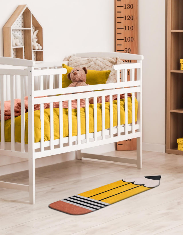 Multicolor 2' 6 x 7' 5 Playtime Kids Wool Freeform Area Rug for Baby Nursery, Toddler Playroom, Bedrooms