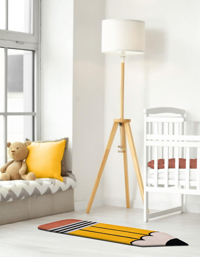 Multicolor 2' 6 x 7' 5 Playtime Kids Wool Freeform Area Rug for Baby Nursery, Toddler Playroom, Bedrooms