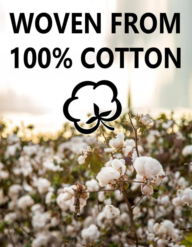 Seasonal Festive White Brown 4' 6 x 6' Throw Blanket Rectangle Area Rug 100% Cotton Washable Cozy Soft Warm Room Decor Accent Made In USA