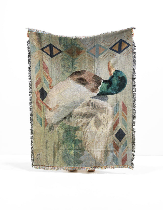 Multicolor 4' 6 x 6' Throw Blanket Rectangle Area Rug 100% Cotton Washable Cozy Soft Warm Room Decor Accent Made In USA