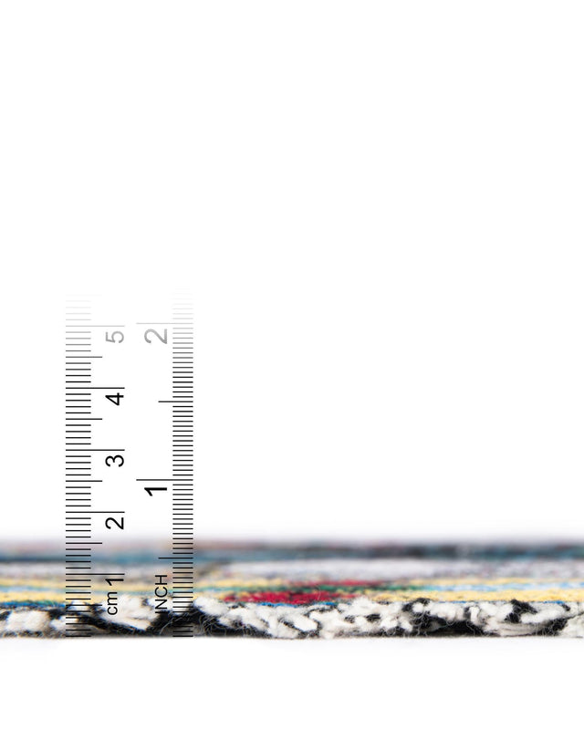 Multicolor 4' 6 x 6' Throw Blanket Rectangle Area Rug 100% Cotton Washable Cozy Soft Warm Room Decor Accent Made In USA