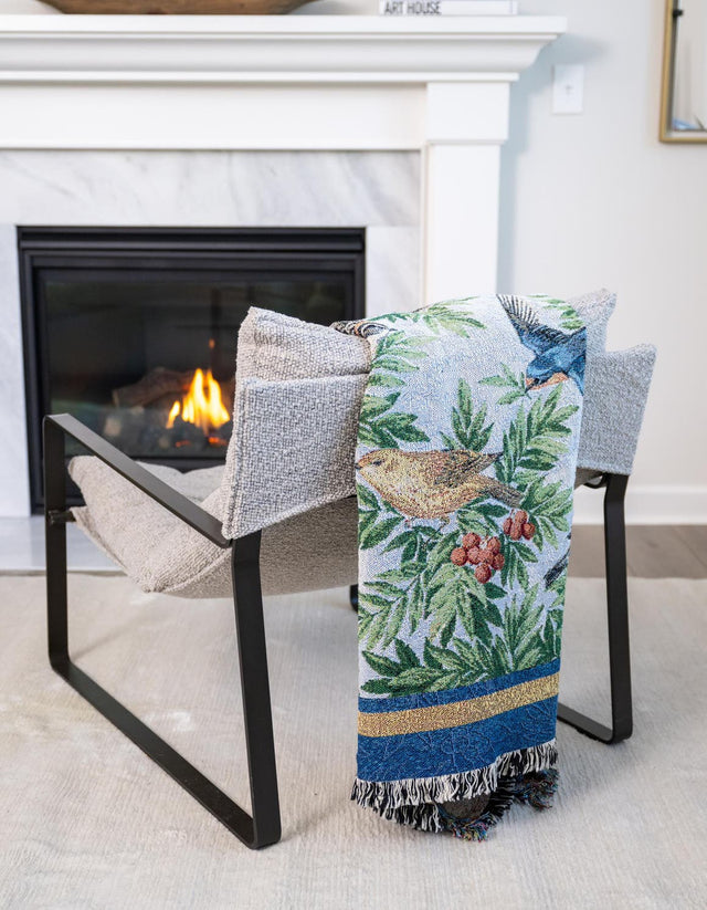 Multicolor 4' 6 x 6' Throw Blanket Rectangle Area Rug 100% Cotton Washable Cozy Soft Warm Room Decor Accent Made In USA