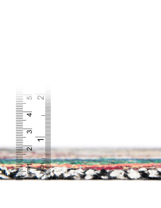 Multicolor 4' 6 x 6' Throw Blanket Rectangle Area Rug 100% Cotton Washable Cozy Soft Warm Room Decor Accent Made In USA