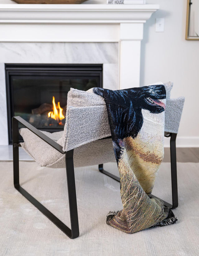 Multicolor 4' 6 x 6' Throw Blanket Rectangle Area Rug 100% Cotton Washable Cozy Soft Warm Room Decor Accent Made In USA