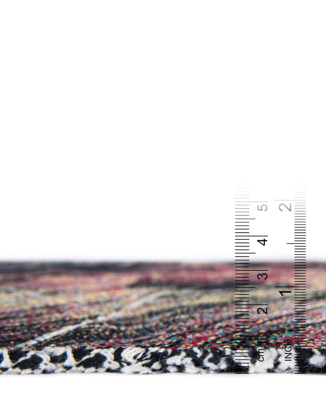 Multicolor 4' 6 x 6' Throw Blanket Rectangle Area Rug 100% Cotton Washable Cozy Soft Warm Room Decor Accent Made In USA