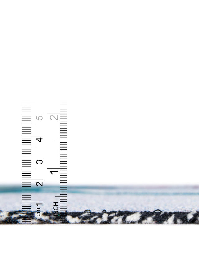 Seasonal Festive Multicolor 4' 6 x 6' Throw Blanket Rectangle Area Rug 100% Cotton Washable Cozy Soft Warm Room Decor Accent Made In USA