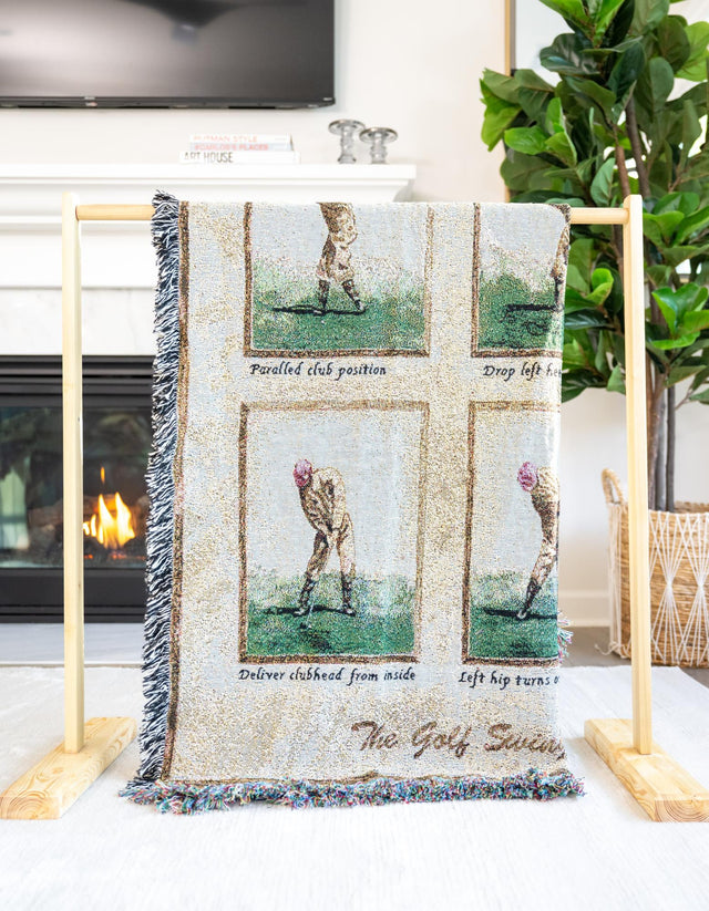 Multicolor 4' 6 x 6' Throw Blanket Rectangle Area Rug 100% Cotton Washable Cozy Soft Warm Room Decor Accent Made In USA