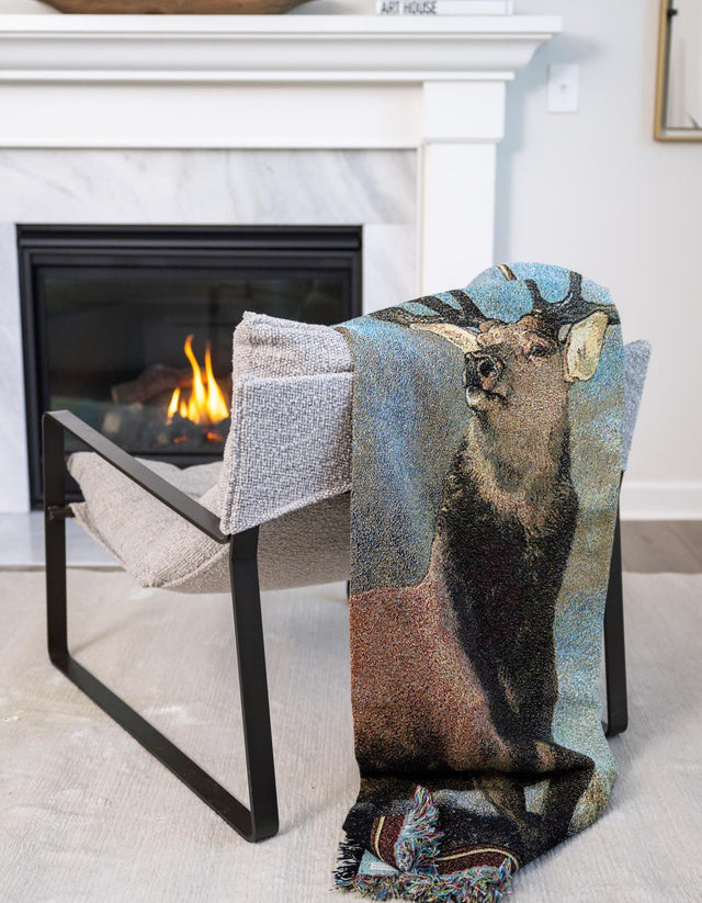 Multicolor 4' 6 x 6' Throw Blanket Rectangle Area Rug 100% Cotton Washable Cozy Soft Warm Room Decor Accent Made In USA