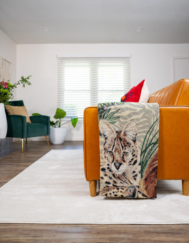 Multicolor 4' 6 x 6' Throw Blanket Rectangle Area Rug 100% Cotton Washable Cozy Soft Warm Room Decor Accent Made In USA