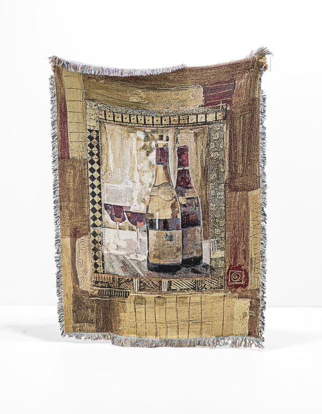 Multicolor 4' 6 x 6' Throw Blanket Rectangle Area Rug 100% Cotton Washable Cozy Soft Warm Room Decor Accent Made In USA