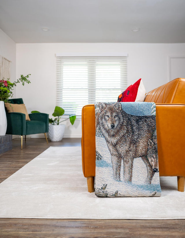 Multicolor 4' 6 x 6' Throw Blanket Rectangle Area Rug 100% Cotton Washable Cozy Soft Warm Room Decor Accent Made In USA