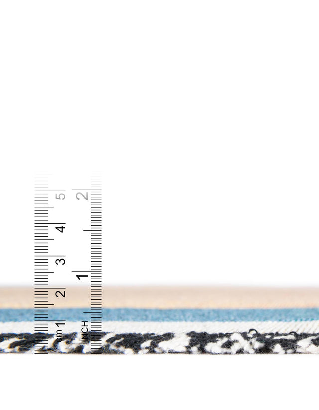 Multicolor 4' 6 x 6' Throw Blanket Rectangle Area Rug 100% Cotton Washable Cozy Soft Warm Room Decor Accent Made In USA