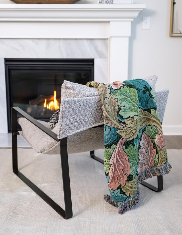 Multicolor 4' 6 x 6' Throw Blanket Rectangle Area Rug 100% Cotton Washable Cozy Soft Warm Room Decor Accent Made In USA