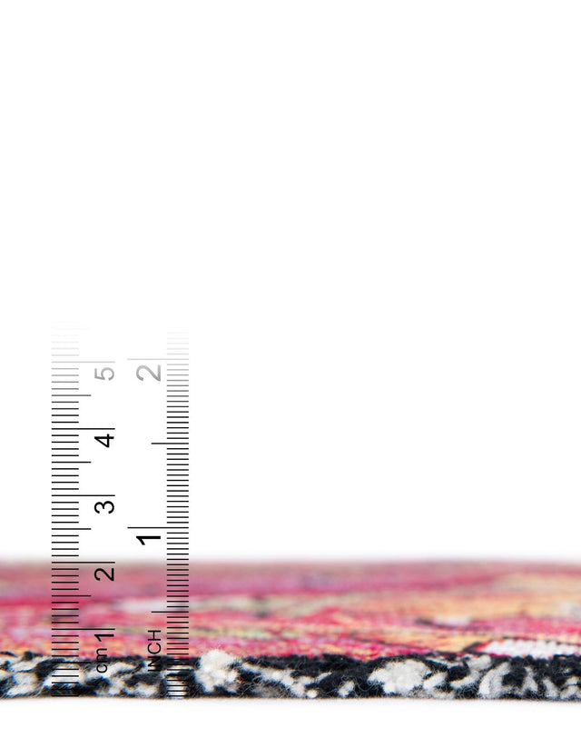 Pink 4' 6 x 6' Throw Blanket Rectangle Area Rug 100% Cotton Washable Cozy Soft Warm Room Decor Accent Made In USA