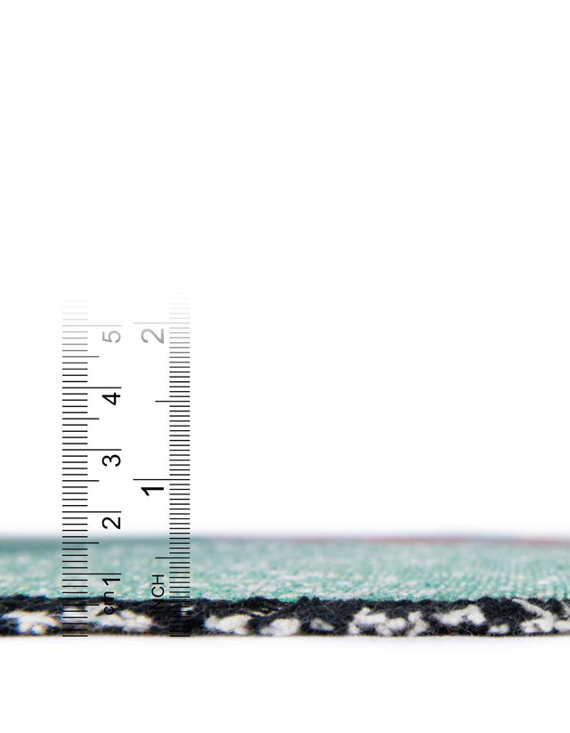 Multicolor 4' 6 x 6' Throw Blanket Rectangle Area Rug 100% Cotton Washable Cozy Soft Warm Room Decor Accent Made In USA